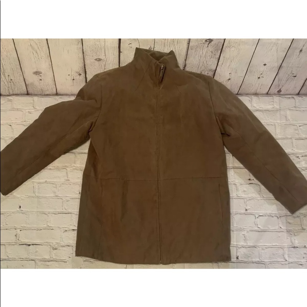 London Fog Suede Jacket Medium Regular